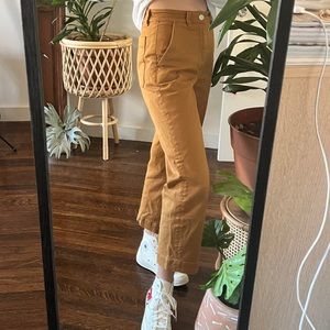 Everlane copper wide/straight leg jeans